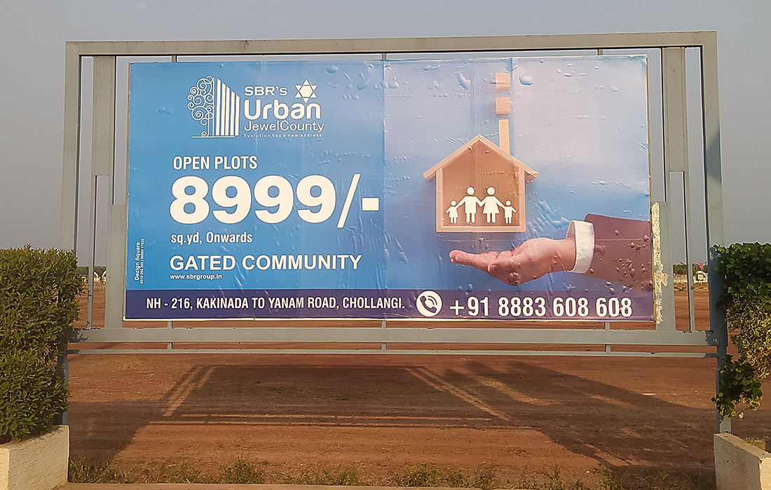 Open plots in SBR's urban jewelcounty